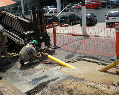 Perfuração direcional | Redes de Gás | Silcon Drilling